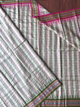 Load image into Gallery viewer, Karvati Kinar Vidarbha Tussar Checks Saree