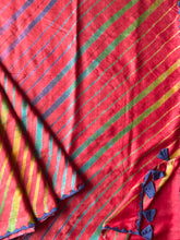 Load image into Gallery viewer, Leheriya Tussar Silk Saree