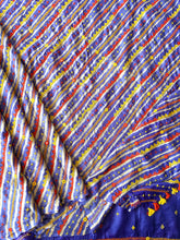 Load image into Gallery viewer, Lambani Embroidered Tussar Leheriya Saree