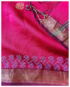 Kasuti Hand- Embroidered Saree