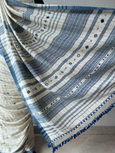Load image into Gallery viewer, Handwoven Bhujodi Kala Cotton Saree
