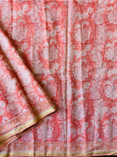 Load image into Gallery viewer, Block-Printed Silk-Cotton Saree