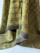 Load image into Gallery viewer, Ajrakh Tussar Kurta Dupatta Set
