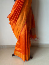 Load image into Gallery viewer, Handwoven Bhagalpuri Tussar Silk Saree