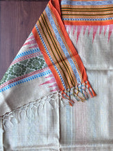 Load image into Gallery viewer, Karvati Kinaar Vidarbha Tussar Jaala Palla Saree