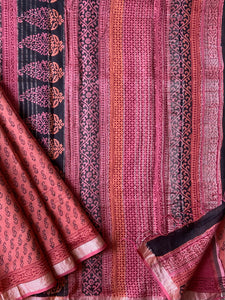 Bagh Maheshwari Silk Cotton Saree