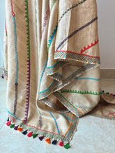 Load image into Gallery viewer, Lambani Embroidered Tussar Dupatta