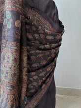 Load image into Gallery viewer, Ajrakh Desi Tussar Silk Saree