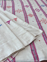 Load image into Gallery viewer, Handwoven Bhujodi Kala Cotton Saree