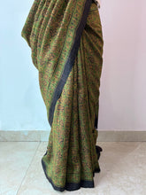 Load image into Gallery viewer, Ajrakh Desi Tussar Silk Saree