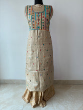 Load image into Gallery viewer, Lambani Tussar Unstitched Kurta - Natural Tussar