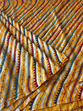 Load image into Gallery viewer, Lambani Embroidered Tussar Leheriya Saree