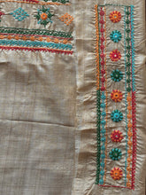 Load image into Gallery viewer, Lambani Tussar Unstitched Kurta - Natural Tussar