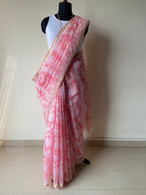 Load image into Gallery viewer, Block-Printed Silk-Cotton Saree