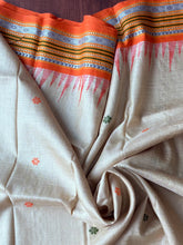 Load image into Gallery viewer, Karvati Kinaar Vidarbha Tussar Jaala Palla Saree