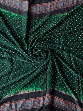 Load image into Gallery viewer, Ajrakh Bandhej fine Modal Silk Saree