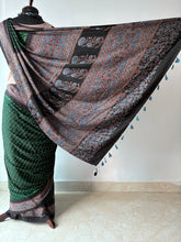 Load image into Gallery viewer, Ajrakh Bandhej fine Modal Silk Saree