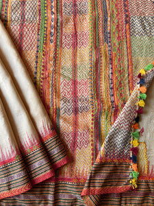 Lambani Karvati Kinaar Vidarbha Tussar Handwoven Saree