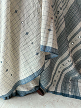 Load image into Gallery viewer, Handwoven Bhujodi Kala Cotton Saree