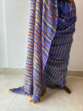 Load image into Gallery viewer, Lambani Embroidered Tussar Leheriya Saree