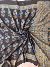 Load image into Gallery viewer, Ajrakh Mulberry Silk Saree