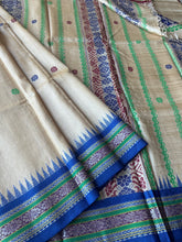 Load image into Gallery viewer, Karvati Kinaar Vidarbha Tussar Jaala Palla Saree