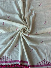 Load image into Gallery viewer, Handwoven Bhujodi Kala Cotton Saree