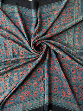 Load image into Gallery viewer, Ajrakh Mulberry Silk Saree