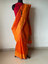 Load image into Gallery viewer, Handwoven Bhagalpuri Tussar Silk Saree