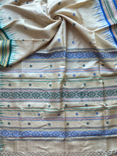 Load image into Gallery viewer, Karvati Kinaar Vidarbha Tussar Jaala Palla Saree