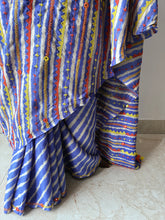 Load image into Gallery viewer, Lambani Embroidered Tussar Leheriya Saree