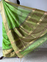 Load image into Gallery viewer, Bagh Kosa Kota Weave Silk Saree