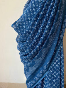 Kota Doria Appliqué Details Saree