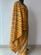 Load image into Gallery viewer, Lambani Embroidered Tussar Leheriya Saree