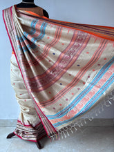 Load image into Gallery viewer, Karvati Kinaar Vidarbha Tussar Jaala Palla Saree