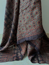 Load image into Gallery viewer, Ajrakh Tussar Kurta Dupatta Set