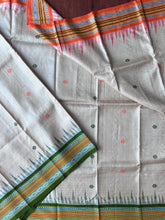 Load image into Gallery viewer, Karvati Kinaar Vidarbha Tussar Jaala Palla Saree