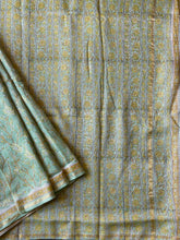 Load image into Gallery viewer, Block-Printed Silk-Cotton Saree