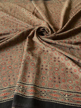 Load image into Gallery viewer, Ajrakh Mul Cotton Saree