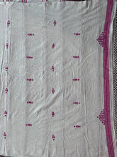 Load image into Gallery viewer, Handwoven Bhujodi Kala Cotton Saree