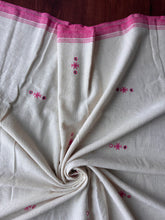 Load image into Gallery viewer, Handwoven Bhujodi Kala Cotton Saree