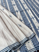Load image into Gallery viewer, Handwoven Bhujodi Kala Cotton Saree