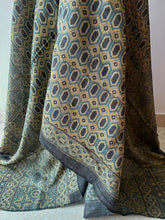 Load image into Gallery viewer, Ajrakh Tussar Kurta Dupatta Set
