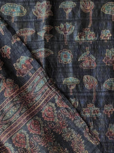 Load image into Gallery viewer, Ajrakh Tussar Kurta Dupatta Set