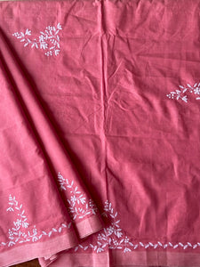 Appliqué Mangalgiri Handwoven Cotton Saree