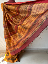 Load image into Gallery viewer, Bagh Maheshwari Silk Cotton Saree