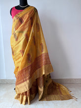 Load image into Gallery viewer, Yellow Bagh Kosa Kota Weave Silk Saree