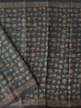 Load image into Gallery viewer, Ajrakh Desi Tussar Silk Saree