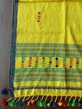 Load image into Gallery viewer, Bhujodi Kala Cotton Blouse Piece #26 (Yellow)