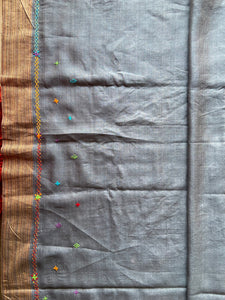 Lambani Bhagalpuri Tussar Silk Saree